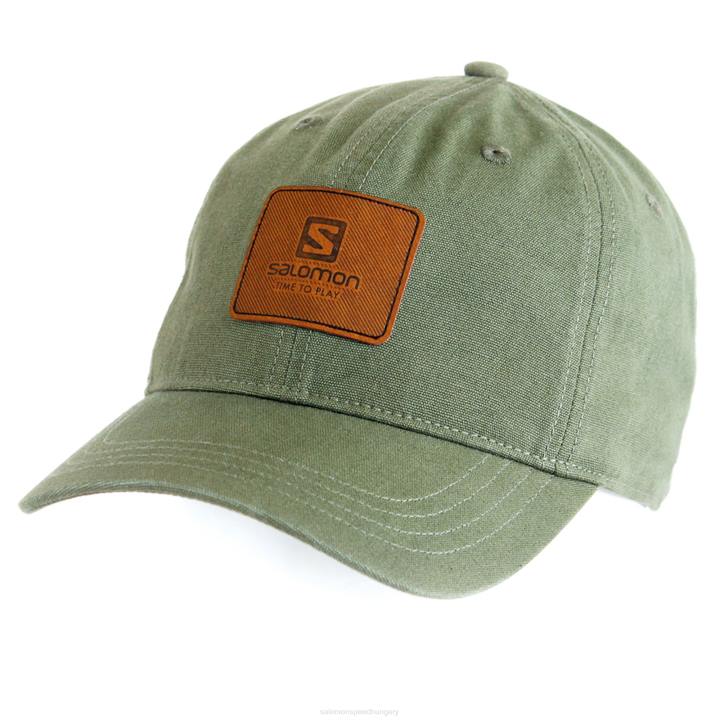 T8843357 Salomon olajbogyó éjszaka home run unisex sapka olive night