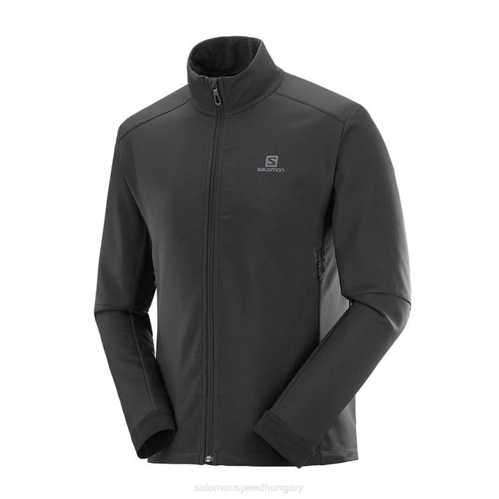 T8843099 Salomon fekete agilis softshell kabát m fekete