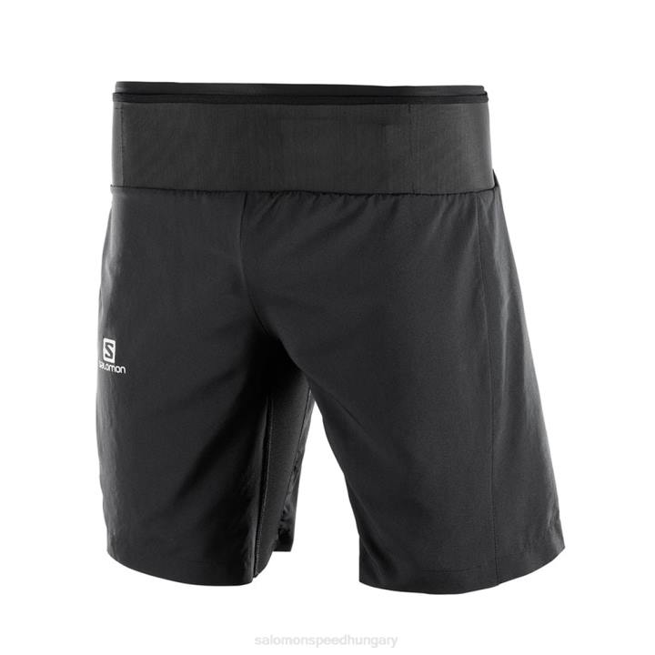 T8843291 Salomon fekete trail runner twinskin short m fekete