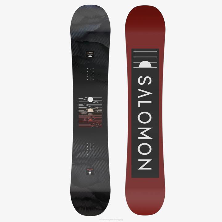 T884514 Salomon fekete/bordó pulse snowboard férfi fekete