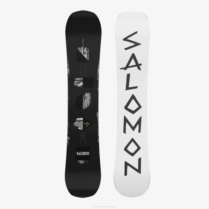 T884517 Salomon fekete-fehér kézműves snowboard fekete