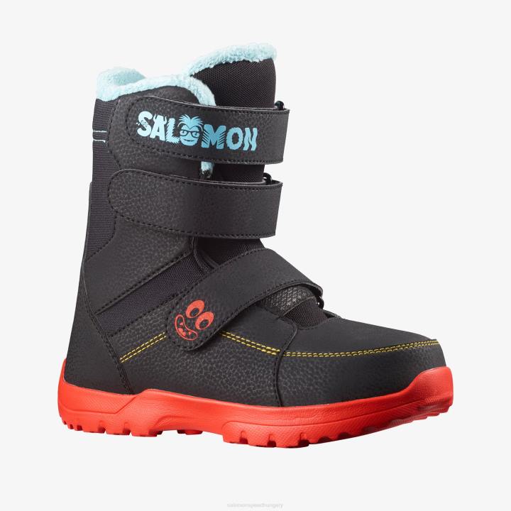 T884567 Salomon fekete/narancs whipstar snowboard csizma junior fekete