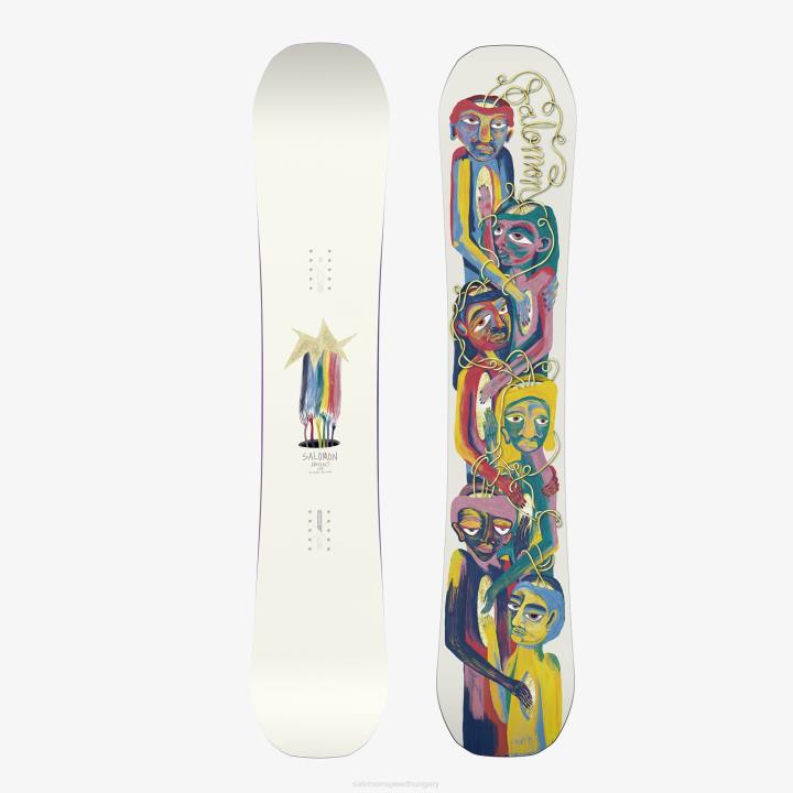 T884373 Salomon fehér absztrakt snowboard fehér